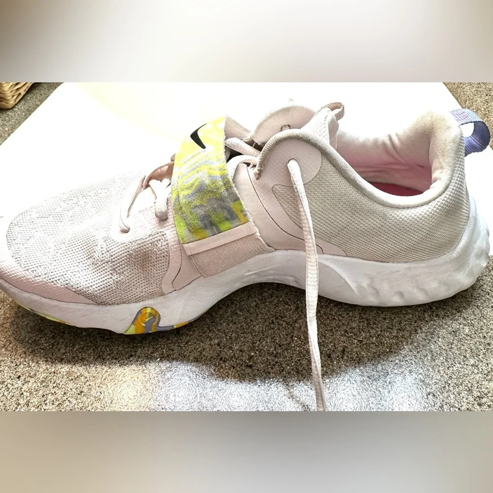 Nike OffWhite Walking Training Athletic Streetwear Lace-Velcro Closure Shoes 8.5